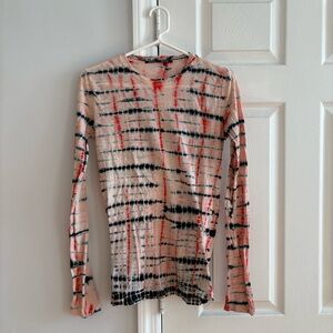 Proenza Schouler Long Sleeve Tie Dyed Shirt